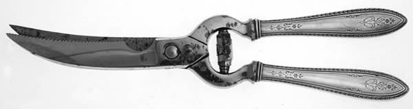 Argosy (Silverplate, 1926) Poultry Shears with Stainless Blades