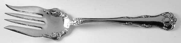 Argyle (Silverplate, 1913) Medium Solid Cold Meat Serving Fork
