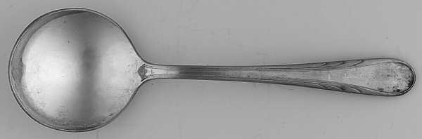 Argyle (Silverplate, 1938) Round Bowl Soup Spoon (Bouillon)