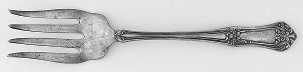 Arlington (Silverplate, 1919) Medium Solid Cold Meat Serving Fork by International Silver