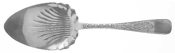 Assyrian-Greek (Silverplate, 1889) Large Solid Pie Knife