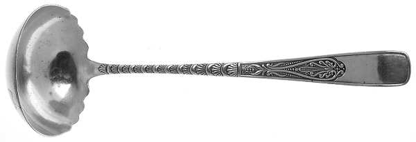 Assyrian-Greek (Silverplate, 1889) Oyster Ladle Solid Piece
