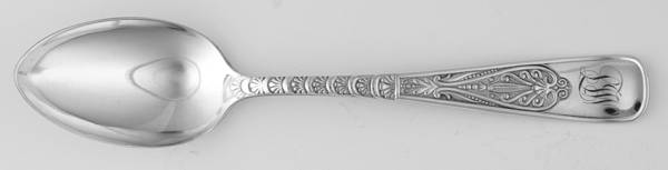 Assyrian-Greek (Silverplate, 1889) Monogram Teaspoon