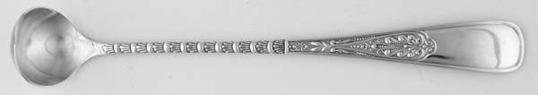 Assyrian-Greek (Silverplate, 1889) Mustard Spoon
