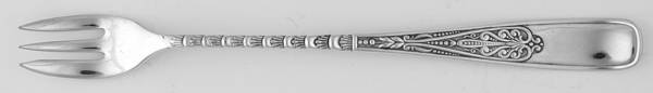 Assyrian-Greek (Silverplate, 1889) Cocktail/Seafood Fork