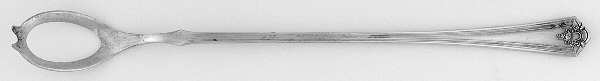 Ashland (Silverplate, 1914) Pierced Bowl Long Handle Olive Spoon