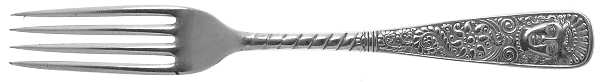 Assyrian Head (Silverplate, 1886) Youth Fork