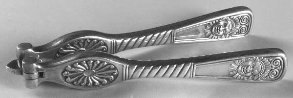 Assyrian Head (Silverplate, 1886) Silverplate Grip Nut Cracker