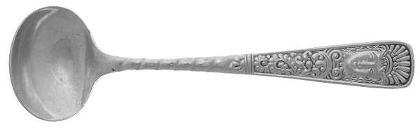 Assyrian Head (Silverplate, 1886) Master Salt Spoon