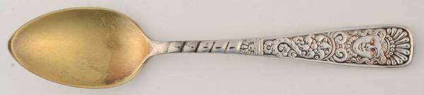 Assyrian Head (Silverplate, 1886) Demitasse Spoon