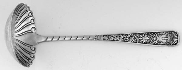 Assyrian Head (Silverplate, 1886) Bouillon Ladle