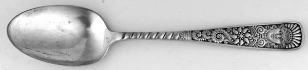 Assyrian Head (Silverplate, 1886) Oval Place Soup Spoon