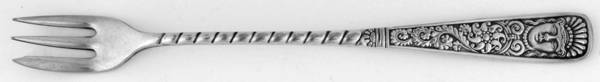 Assyrian Head (Silverplate, 1886) Oyster Fork