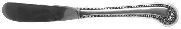 Ashford (Silverplate, 1981) Butter Spreader Hollow Hdl-Paddle/Stainless Blade
