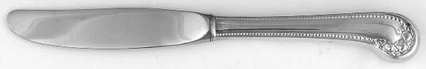 Ashford (Silverplate, 1981) Modern Hollow Butter Spreader (Stainless)
