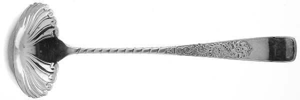 Assyrian (Silverplate, 1887, No Monograms) Oyster Ladle Solid Piece