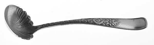 Assyrian (Silverplate, 1887, No Monograms) Solid Piece Cream Ladle