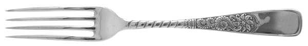 Assyrian (Silverplate, 1887, No Monograms) Fork