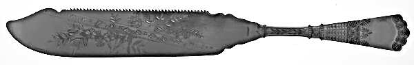 Athens (Silverplate, 1884) Cake Saw Solid Piece