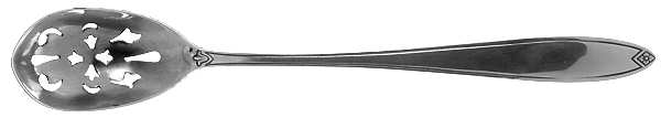 Autocrat (Sterling, 1923) Pierced Bowl Short Handle Olive Spoon