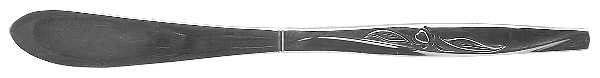 Autumn (Silverplate, 1957) Flat Handle Master Butter Knife by International Silver