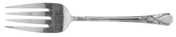 Avalon-Cabin (Slpt, 1940) Small Solid Cold Meat Serving Fork