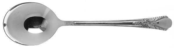 Avalon-Cabin (Slpt, 1940) Round Bowl Soup Spoon (Gumbo)