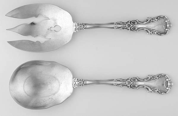 Avalon (Sterling, 1900) Solid 2-Piece Vegetable Serving Set