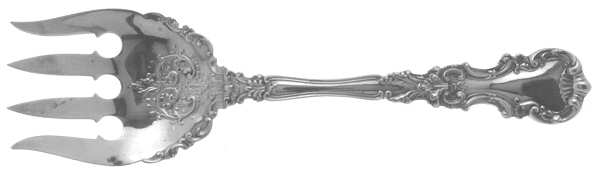 Avalon (Sterling, 1900) Small Solid Fish Serving Fork