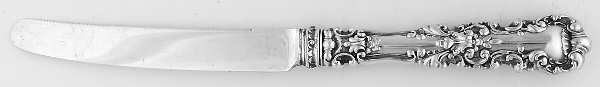 Avalon (Sterling, 1900) Dessert/Tea Knife with Silverplate Blade
