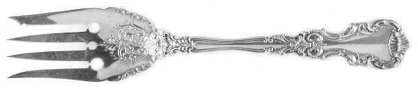 Avalon (Sterling, 1900) Solid Salad Serving Fork