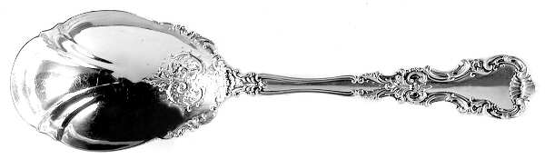 Avalon (Sterling, 1900) Solid Salad Serving Spoon