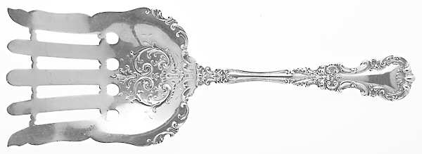 Avalon (Sterling, 1900) Small Solid Asparagus Serving Fork