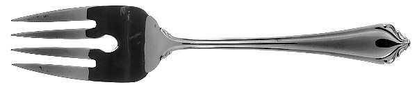Avalon (Stainless) Medium Solid Cold Meat Serving Fork