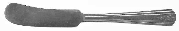 Avon (Silverplate, 1940) Flat Handle Butter Spreader