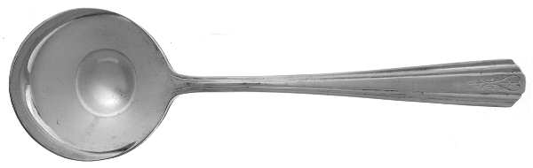 Avon (Silverplate, 1940) Round Bowl Soup Spoon (Bouillon)