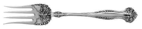 Avon (Silverplate, 1901) Large Chipped Beef Fork