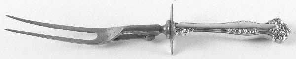Avon (Silverplate, 1901) Large Stainless-Prong Roast Carving Fork