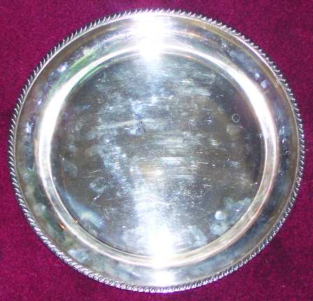 Avon (Silverplate, Hollowware) 12" Round Tray