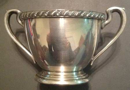 Avon (Silverplate, Hollowware) Silverplate Mini Open Sugar