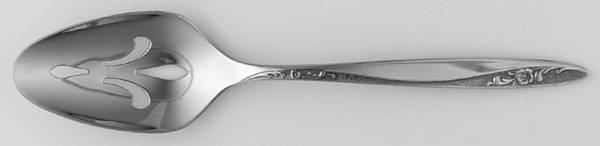 Baroness (Stainless, Pointed Tip) Pierced Tablespoon (Serving Spoon)