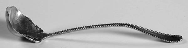 Beaded (Silverplate, 1910) Solid Piece Cream Ladle