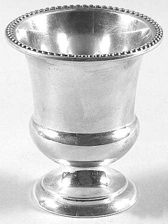 Beaded (Sterling, Hollowware) Toothpick Holder