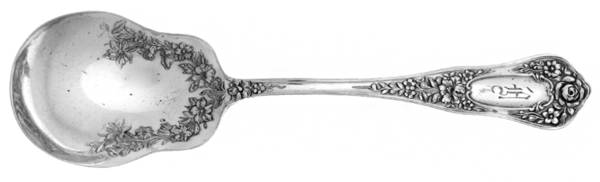 Beauty (Silverplate, 1909) Monogram Sugar Spoon