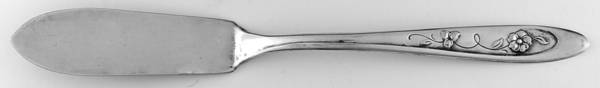 Beloved (Silverplate, 1960) Flat Handle Master Butter Knife