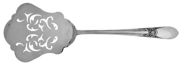 Beloved (Silverplate, 1940) Waffle Server Pierced Silverplate HC