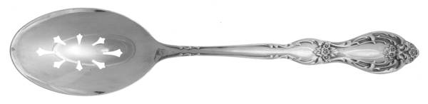 Beverly Manor (Silverplate, 1964) Pierced Tablespoon (Serving Spoon)