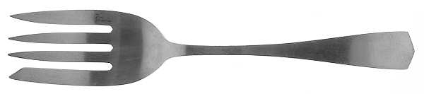 Berkeley (Sterling, 1915) Medium Solid Cold Meat Serving Fork