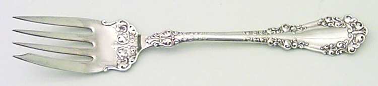 Berkshire (Silverplate, 1897) Medium Solid Cold Meat Serving Fork