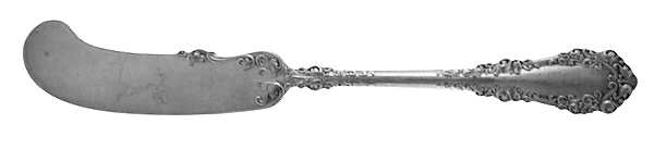 Berkshire (Silverplate, 1897) Flat Handle Butter Spreader by International Silver